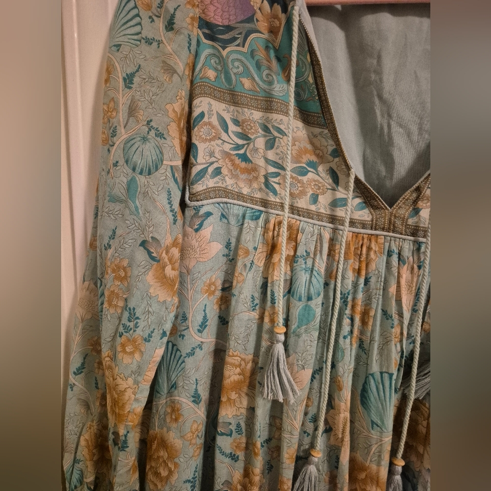 Spell And The Gypsy  Seashell Mermaid Boho Midi Dress Lined - Picture 13 of 16